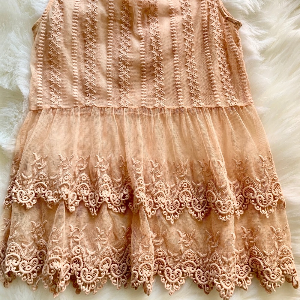 Sheer Embroidered Tank - Picture 4 of 4